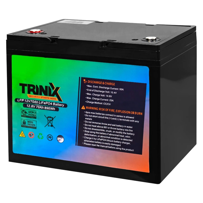 TRINIX LFP 12V70Ah LiFePo4 Акумуляторна батарея